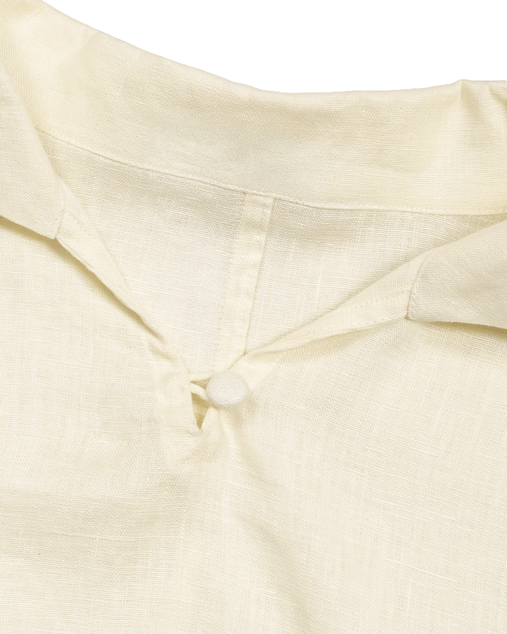 Relaxed Sleeve Linen Shirt