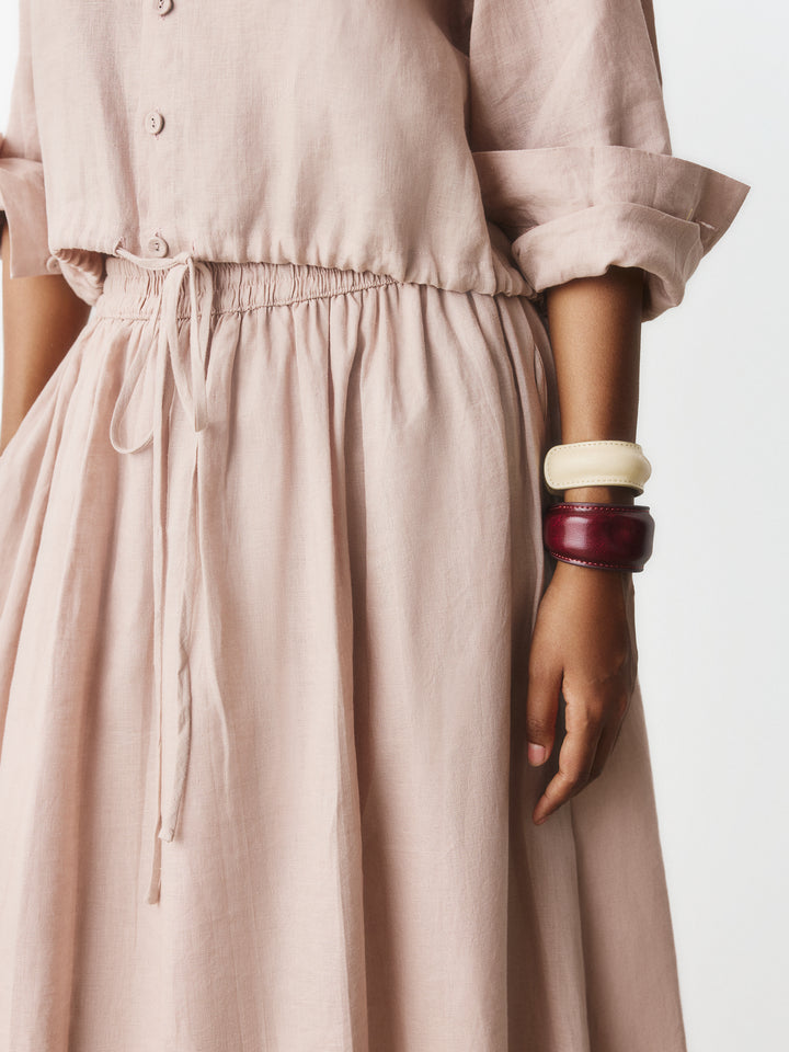 Skirt Set with Drawstring Waist